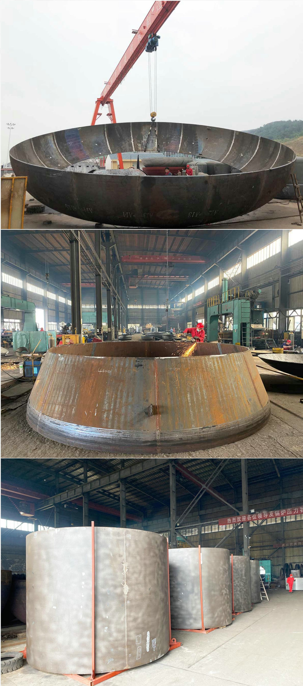 Customizing ASME, PED Conical Dish Head and End for Fermenter - Buy ...